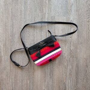 Kate Spade Black and Red Crossbody Bag